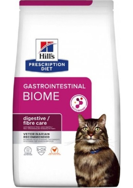 Prescription Diet Gastrointestinal Biome Digestive/fibre Care Tavuklu Kedi Kuru Maması 3 kg