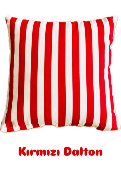 Kırmızı Dalton Kırlent Kılıfı