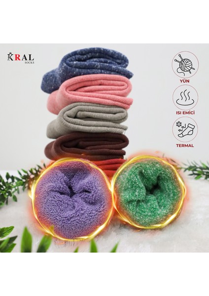 Termal Erkek Havlu Patik Çorap 5'li Set(5 Çift) fırsatları