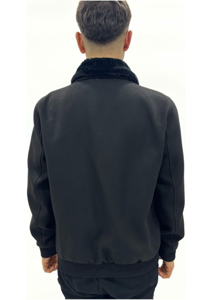 Yakası Kürklü Kaşe Mont modelleri