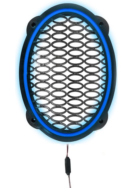 Ledli Flaşörlü Hoparlör Kapak Oval 1 Adet Egb EG-8855