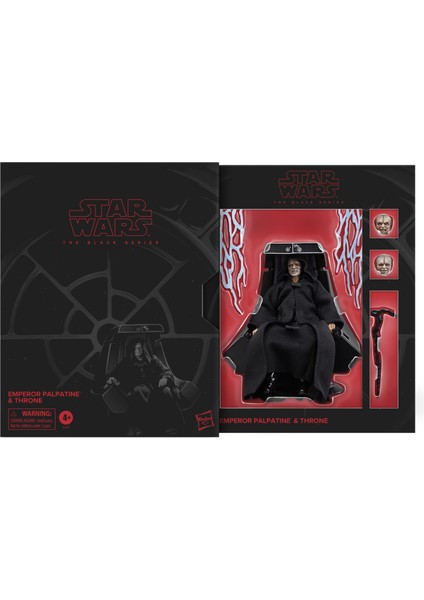 Hasbro Star Wars Black Series Emperor Palpatine & Throne Aksiyon Figür Seti (Return Of The Jedi)