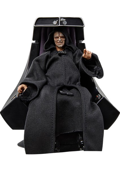 Hasbro Star Wars Black Series Emperor Palpatine & Throne Aksiyon Figür Seti (Return Of The Jedi)