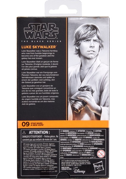 Hasbro Star Wars Black Series Luke Skywalker (Star Wars: A New Hope) Aksiyon Figürü