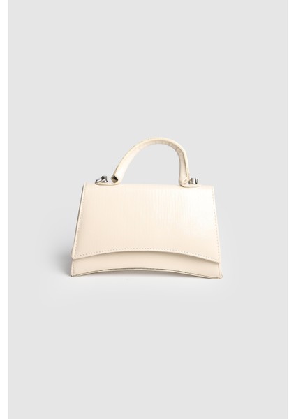 Lagraccio Paris Kadın Bawy Tasarım El ve Çapraz Çanta Krem