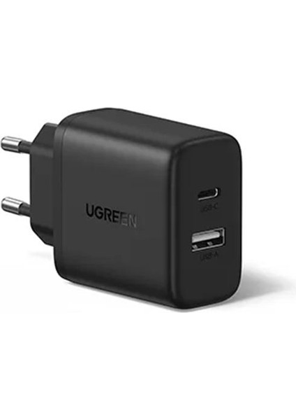 20W 2 Portlu Hızlı Şarj Cihazı ( 1xusb-A, 1xusb-C ) - Siyah fiyatları