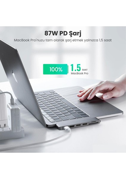 80856 8-In-2 USB 3.0 100W 6k Pd Port Çoklayıcı Hub fırsatları