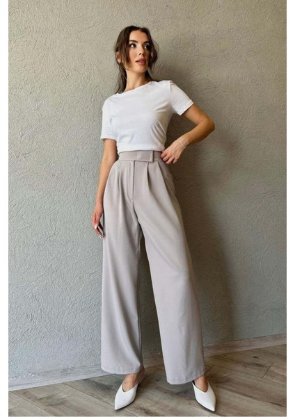 Beli Cırtcırtlı Likralı Krep Pantolon fiyatları