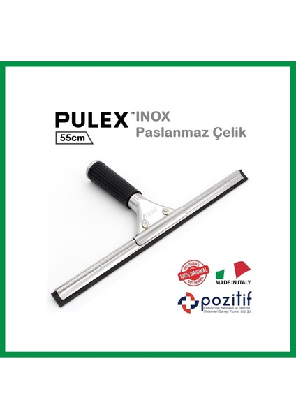 Cam Silme Aparatı Camçek 55 Cm - Paslanmaz Çelik Tutamaklı