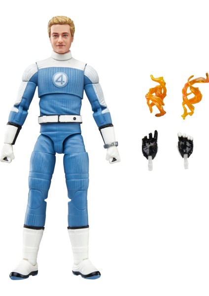 Hasbro Marvel Legends Johnny Storm (The Fantastic Four: First Steps) Aksiyon Figürü modelleri
