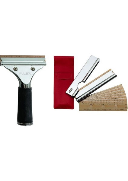 Cam Silme Aparatı Camçek 55 Cm - Paslanmaz Çelik Tutamaklı