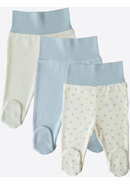 Organik New Dreams 3'lü Patikli Pantolon Mavi