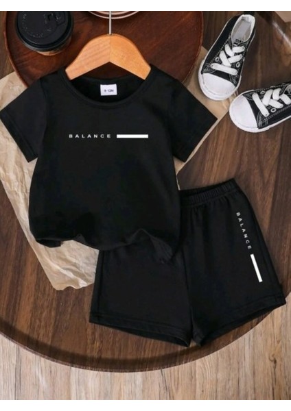 Çocuk Takım Kısa Kollu Tişört ve Şort