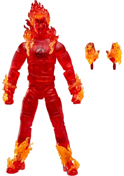 Hasbro Marvel Legends Human Torch (The Fantastic Four: First Steps) Aksiyon Figürü modelleri