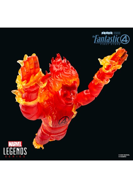Hasbro Marvel Legends Human Torch (The Fantastic Four: First Steps) Aksiyon Figürü