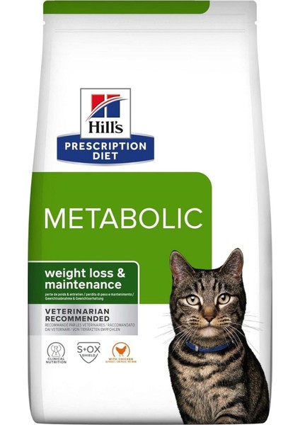 Prescription Diet Metabolic Weight Loss & Maintenance Kedi Kuru Maması 3 kg