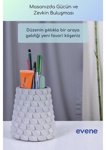 Kalemlik Masa Kalemliği Organizer Kalemlik Beyaz Renk Model 84 fiyatları