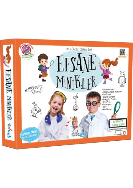 Efsane Minikler Okul Öncesi Eğitim Seti 4-5 Yaş fiyatları