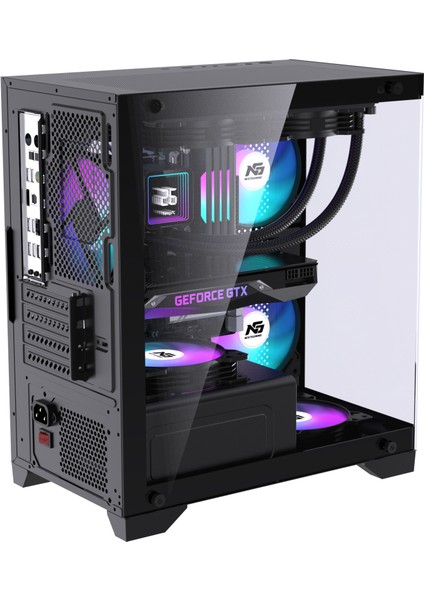 Orion Elite 4x Tuştan Değişen Rgb Fanlı M-Atx Boş Bilgisayar Kasası Siyah modelleri