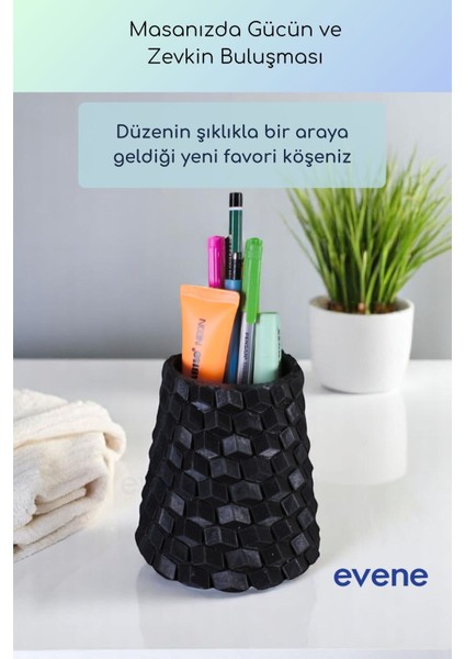 Kalemlik Masa Kalemliği Organizer Kalemlik Siyah Renk Model 84 fiyatları