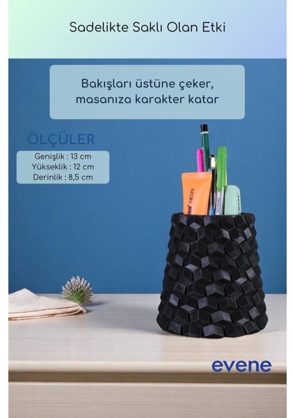 Kalemlik Masa Kalemliği Organizer Kalemlik Siyah Renk Model 84 modelleri