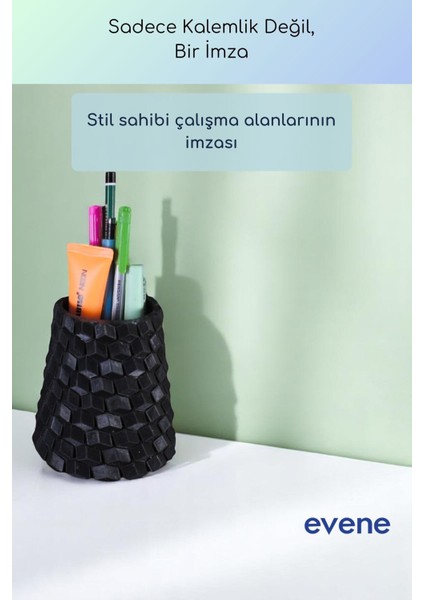 Kalemlik Masa Kalemliği Organizer Kalemlik Siyah Renk Model 84 fırsatları