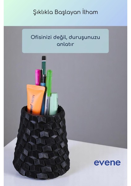 Kalemlik Masa Kalemliği Organizer Kalemlik Siyah Renk Model 84 indirimleri