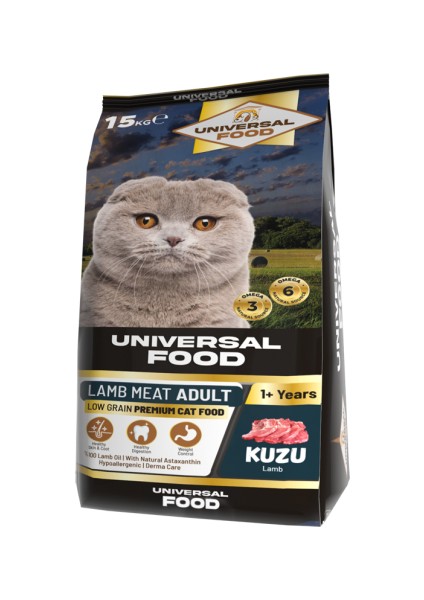 Kuzu Etli Premium Kedi Maması 15KG