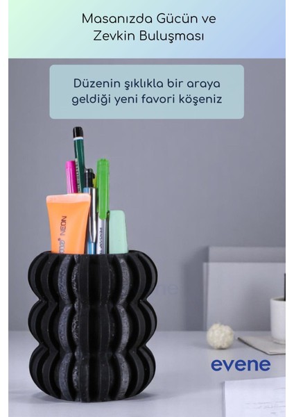 Kalemlik Masa Kalemliği Organizer Kalemlik Siyah Renk Model 75 fiyatları