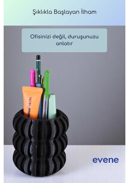 Kalemlik Masa Kalemliği Organizer Kalemlik Siyah Renk Model 75 indirimleri
