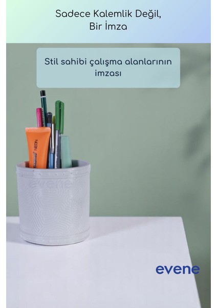 Kalemlik Masa Kalemliği Organizer Kalemlik Beyaz Renk Model 82 fırsatları