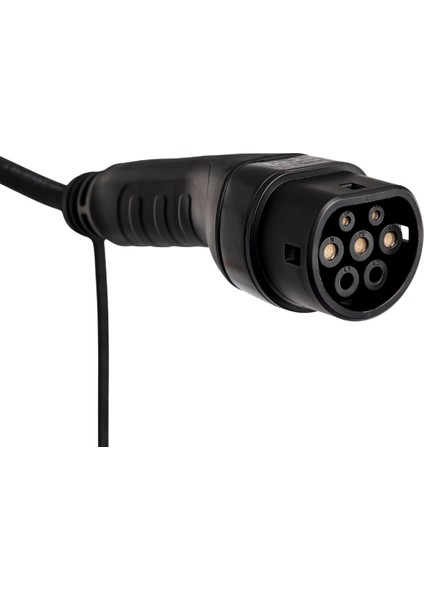7,4 Kw Taşınabilir 5mt Tip2 Kablo + Wifi + Bluetooth + Mobil Uygulama + Taşıma Çantası + 220V Dönüştürücü (Siyah kasa)