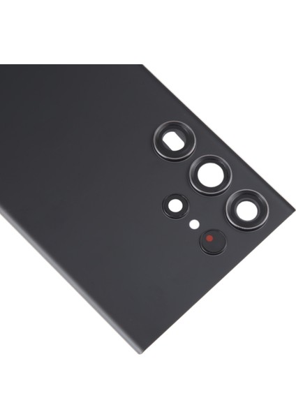 Samsung Galaxy S23 Ultra Uyumlu Kamera Camlı Batarya Kapağı (Siyah) NT-114576 fiyatları