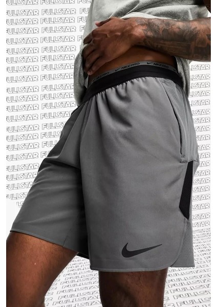 Pro Dri Fit Flex Rep 3.0 Unlined Training Erkek Şort Gri