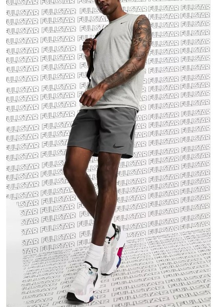 Pro Dri Fit Flex Rep 3.0 Unlined Training Erkek Şort Gri modelleri