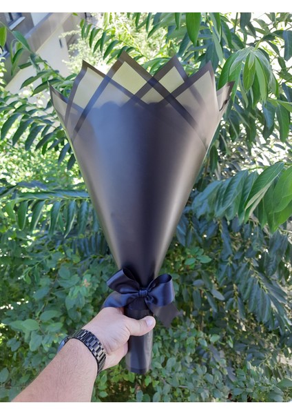 30 Lu LED Işıklı Solmayan Gül Buketi Siyah Gül Dışı Siyah fiyatları