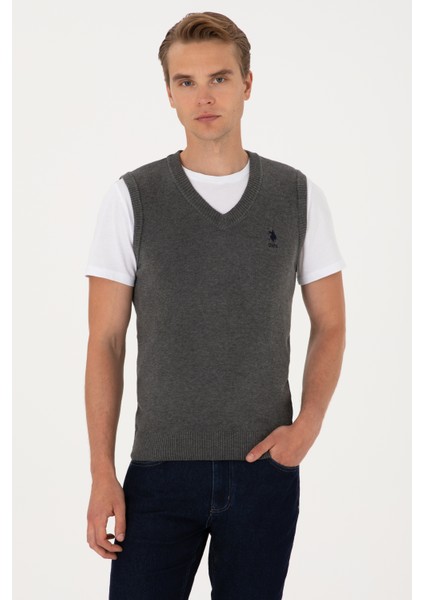 Erkek Antrasit Melanj Süveter 50316843-VR081