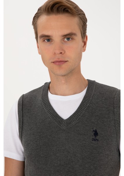 Erkek Antrasit Melanj Süveter 50316843-VR081 fiyatları