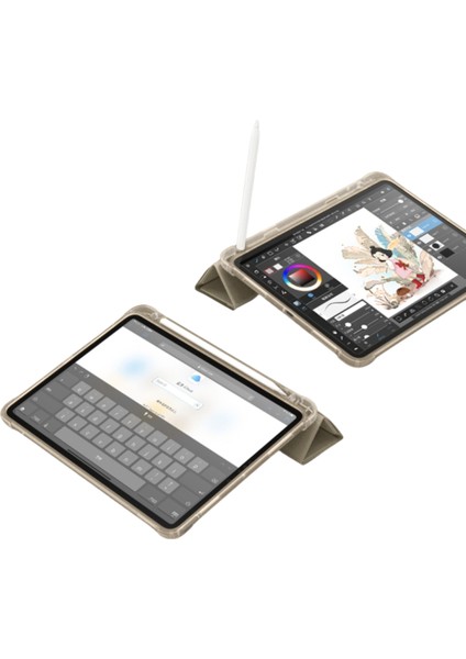 Samsung Galaxy Tab S9 Fe Uyumlu Flip Prizma Seri Kapaklı Kılıf modelleri