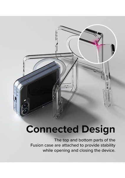 Samsung Galaxy Z Flip 7 Kılıf Magsafe Wireless Kablosuz Şarj Destekli Sert Şeffaf Darbe Emici Kapak modelleri