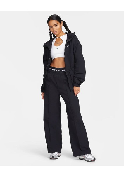 Sportswear Everything Suya Dayanıklı Oversize(Büyük Kalıp) Kapüşonlu Ceket