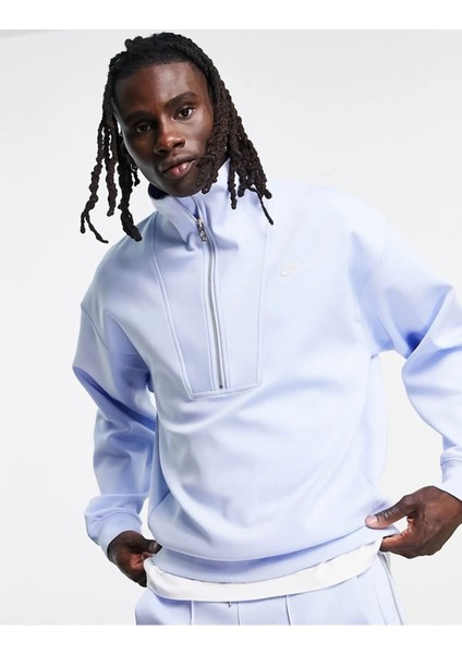 Sportswear Circa Erkek Yarım Fermuarlı Eşofman Üstü DQ4237-425