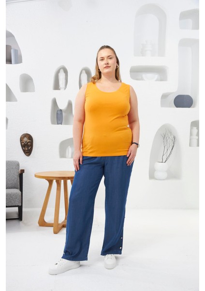 Büyük Beden Atlet Turuncu modelleri