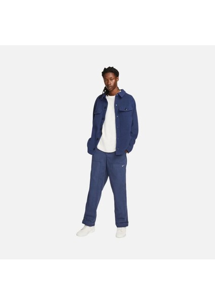 Sportswear Sports Utility Sherpa Full-Buttoned Erkek Lacivert Ceket FD4334 modelleri