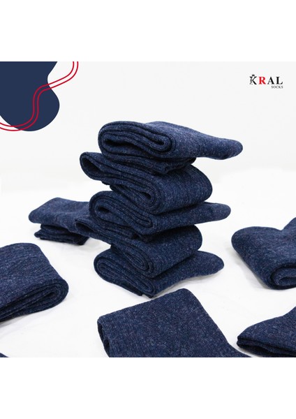 Kral Bayan Çorap (12 Çift) Kışlık Yün Çorap Lambswool (Özel Kuzu Yünlü) Kadınlar Için Termal Özellikli modelleri