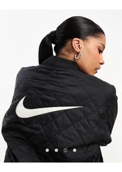 Sportswear Reversible Varsity College Style Bomber Çift Taraflı Kadın Ceket modelleri