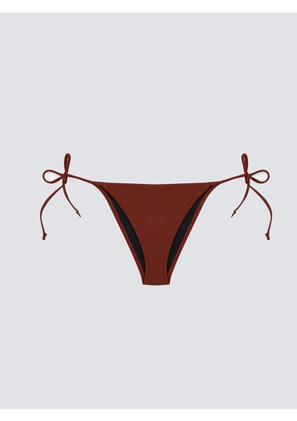 Düz Bağlama Detaylı Kadın Bikini Alt (S5)