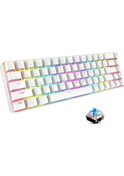 Trol Blue Swicth 62 Tuşlu Mini Oyuncu Klavye