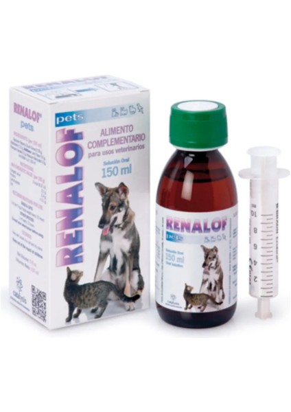 Renalof Pets 150 Ml- Kedi ve Köpekte Bobrek - Idrar Yolu Taşları