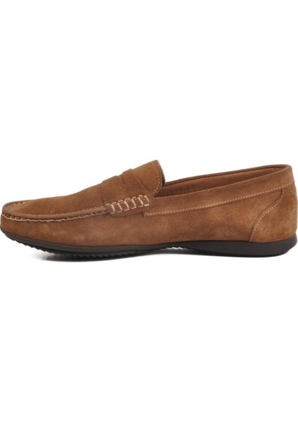 Kazar 3Y0113-163 M Toprak Nubuk Hakiki Deri Erkek Loafer fiyatları
